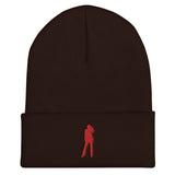 AHL Cuffed Beanie Red Stitch