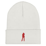 AHL Cuffed Beanie Red Stitch