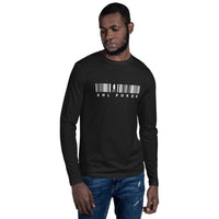 AHL Barcode Long Sleeve Fitted Crew